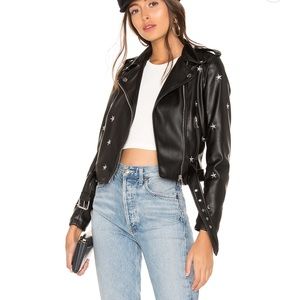 superdown Embroidered Moto Jacket